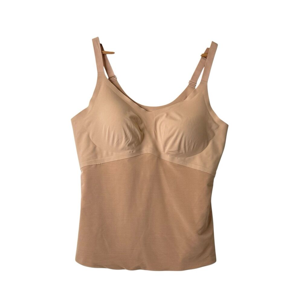 Honeylove LiftWear Tank Sand 2X Shapewear Smoothing Compression Wireless Sculpt